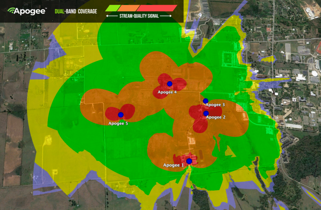 Coverage illustration from the original Smart Farming at Scale: How Aura Wireless Connected 1,000 Acres story