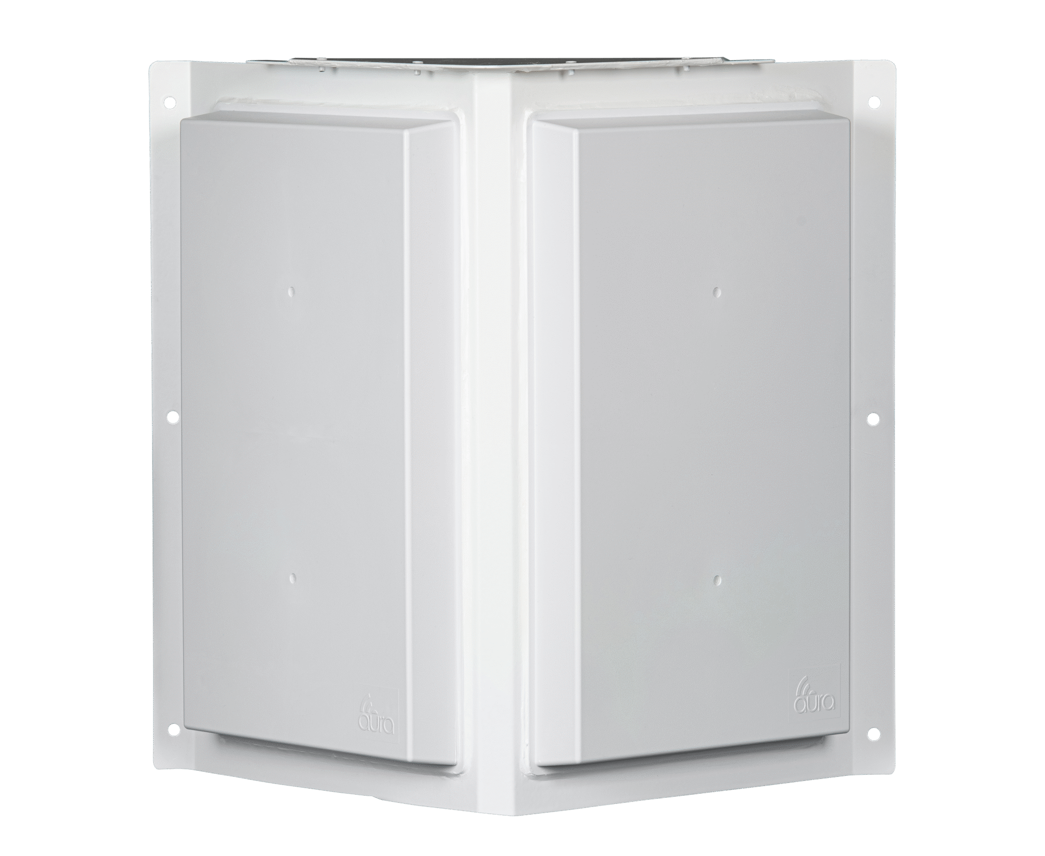 Apogee two-panel phased array antenna, front elevation