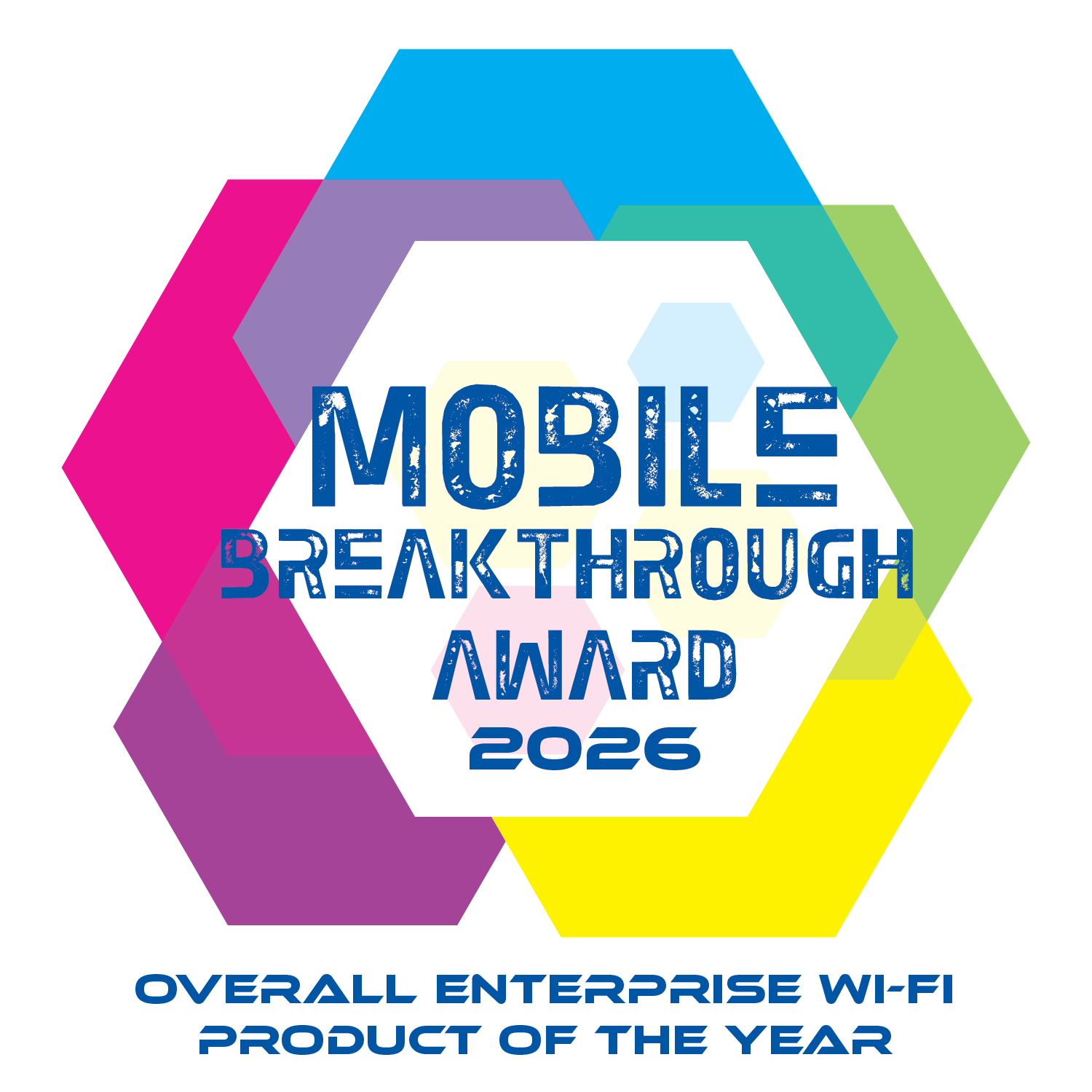 2026 Mobile Breakthrough Award badge: Overall Enterprise Wi-Fi Product of the Year